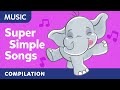 Simple Songs For The Littlest Littles Canciones Sencillas Para Niños Chiquitos English Spanish