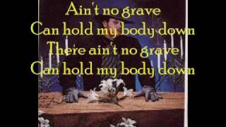 undertaker theme ain't no grave with lyrics by johnny cash