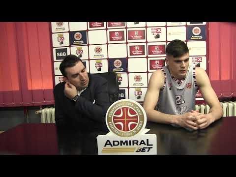 Press konferencija KK Radnički KK Dunav (85:87) 12.kolo AdmiralBet KLS 2021