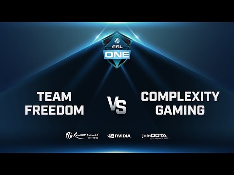Team Freedom vs compLexity Game 1 - ESL One Genting AM Q. - @GarethCasts @mrpdota