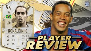 94 PRIME ICON RONALDINHO SBC PLAYER REVIEW! RONALDINHO GAUCHO - FIFA 23 ULTIMATE TEAM