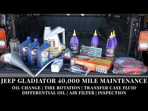 Adventure Jeep Gladiator: My 40,000 Mile Maintenance