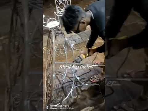 Iron powder coated mild steel dining table, square