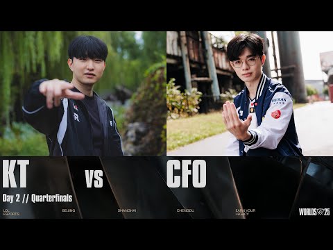 KT vs CFO | WORLDS 2025 | Quarterfinals | Game 2 | kt Rolster vs CTBC Flying Oyster