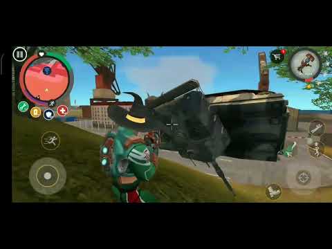 New trick😎 in rope hero vice town 😎 tank chori ho gya🤣 #viral #ropeherovicetown #gamingvideos