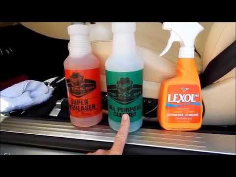 Lexol leather Cleaner: comparison part 2