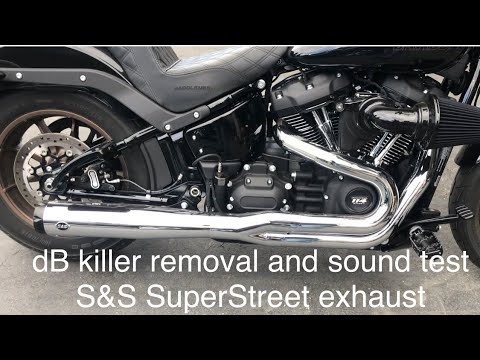 Sound Test - with and without dB killer S&S SuperStreet 2-1 exhaust (non-cat) Lowrider S stage II