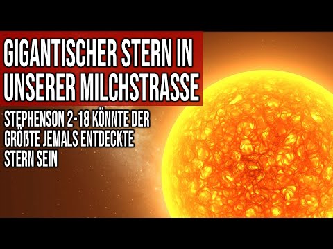 Gigantic star in our galaxy - Stephenson 2-18 could be the largest star