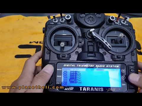 Setting FRSKY Taranis for RC Helicopter