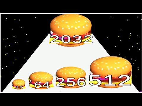 Food Run 2048 - Rush Fun Race - Gameplay Walkthrough