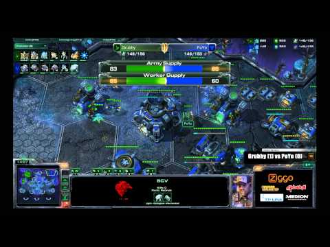 Grubby vs PoYo map2 - Semi Finals ESWC 2011 Benelux Qualifiers