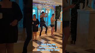 Carnival Firenze waiting in line for tender tickets #carnival #cruiseship #cruise #carnivalfirenze