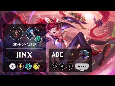Jinx ADC vs Varus - KR Grandmaster Patch 9.20