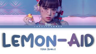 YENA (최예나) – Lemon-Aid Lyrics (Color Coded Han/Rom/Eng)