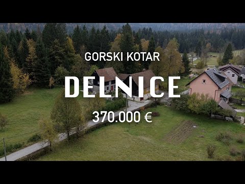 🌲 GORSKI KOTAR, DELNICE – tri zasebne kuće smještene u srcu prirode, tek minutu od autoputa! 🏡✨