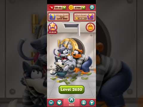 Toon blast level 2650 w/ hammer booster🔨🔨🔨🔨