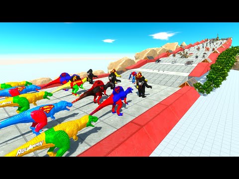 HEROES CLIMBINGS vs EVERY FACTION - Animal Revolt Battle Simulator ARBS