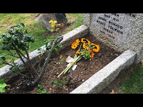 Visiting Tolkien's Grave