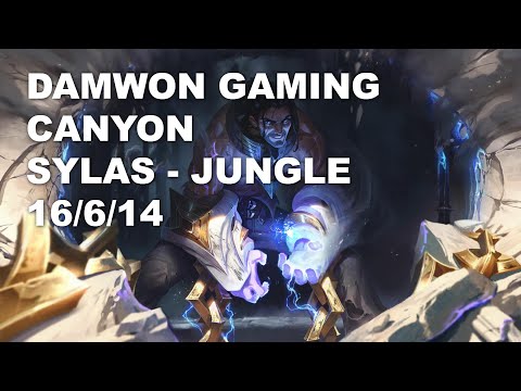 DAMWON Gaming Canyon Jungle Sylas vs Graves - KR Challenger Patch 10.8