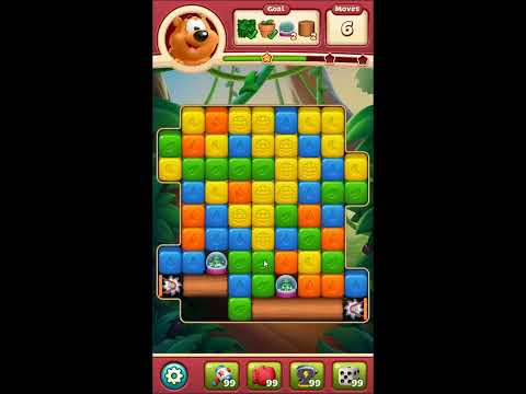 Toon Blast Level 6215 - NO BOOSTERS 🐻🐺🐱 | SKILLGAMING ✔️