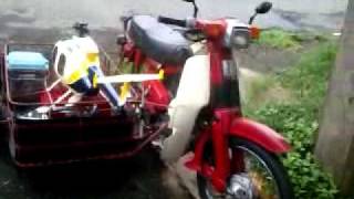 Honda C70 Motorcycle with SideCar