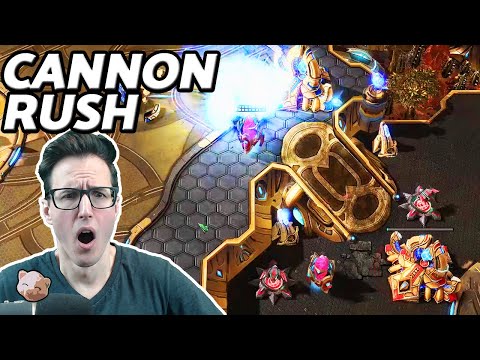 StarCraft 2 - SHOWTIME'S PERFECT CANNON RUSH DEFENCE! King of Cannons #11