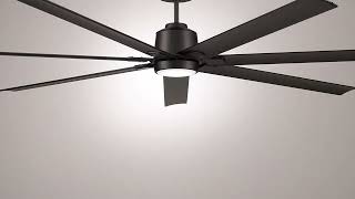 Watch A Video About the Casa Vieja Airbender Matte Black LED Ceiling Fan with Remote