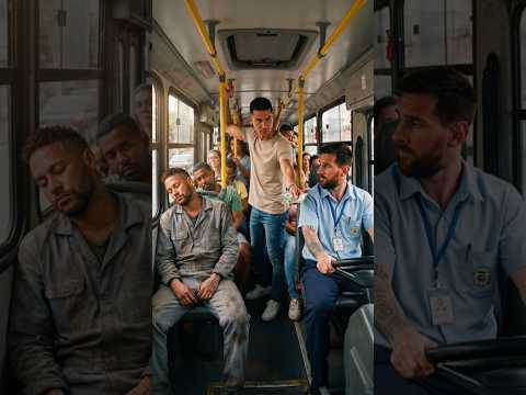 🔥 Ronaldo Otobüse Bindi, Messi ve Neymar'ı Görünce Şok Oldu! 😂 “Şiki Şiki Baba”