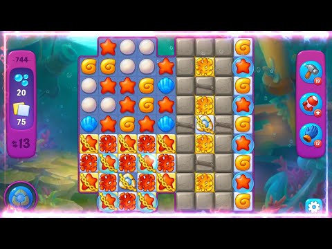 fishdom LEVEL 744 SUPER HARD