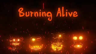 Cover art for burning alive