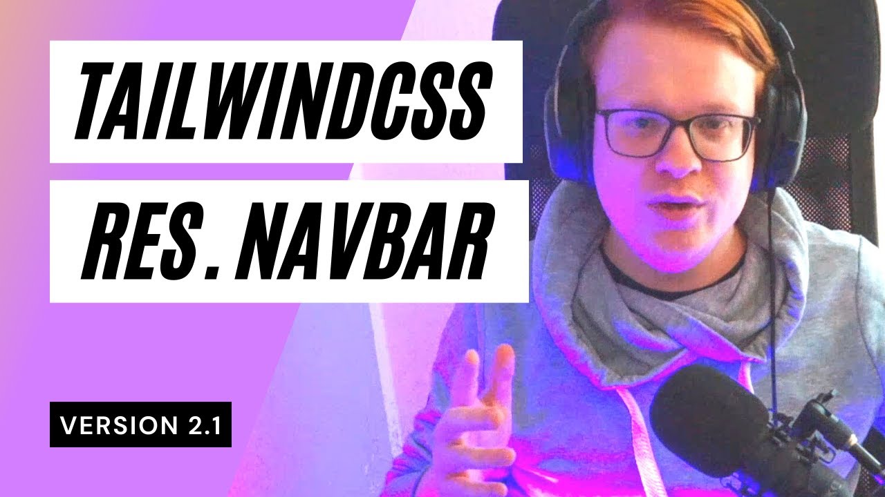 Tailwind CSS - Responsive Navbar & Landing Page
