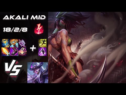 MID Akali vs Syndra - EU Challenger Patch 25.S2.5