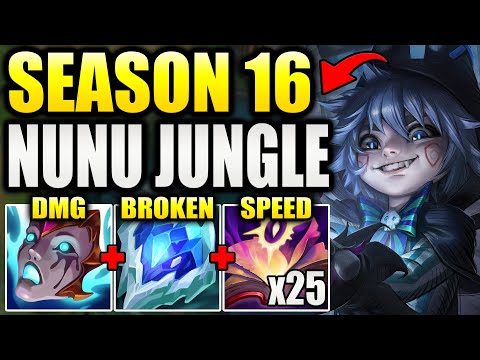 HOW TO PLAY NUNU JUNGLE IN SEASON 16! (OP)