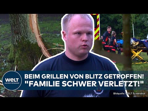 UNWETTER IN DEUTSCHLAND: Familie in Delmenhorst von Blitz getroffen! "Stromwirkung war verheerend!"