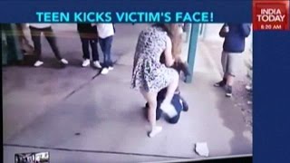 Caught On Camera: High School Girl Attacks Boy