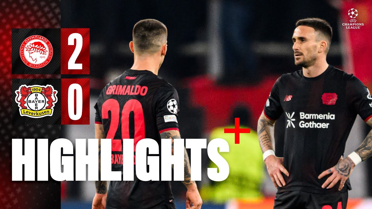 Olympiacos vs Bayer 04 Leverkusen Highlights