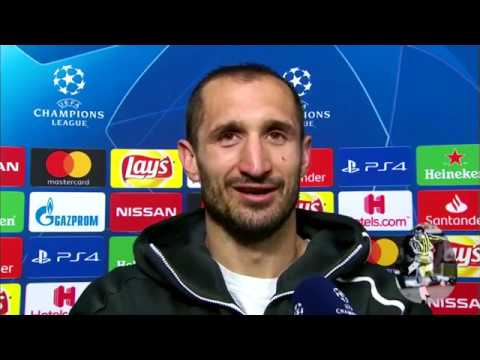 Giorgio Chiellini "Ronaldo is special" Post Match Interview Juventus 3-0 Atletico Madrid