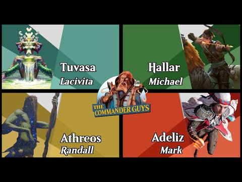 Commander Adventures # 23 - Adeliz v. Athreos, Shroud Veiled v. Tuvasa v. Hallar [EDH GAMEPLAY]