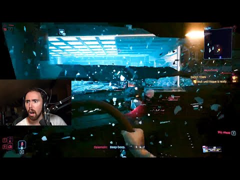 Asmongold Tries Stealing a Car in Cyberpunk 2077