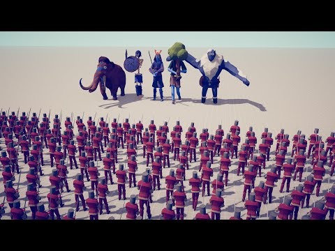 5 GIANTS vs 100x EVERY UNIT - Totally Accurate Battle Simulator TABS