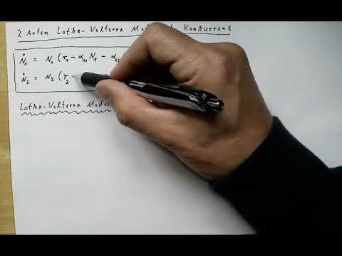 Theorie ökologischer Gemeinschaften Teil 4: Lotka-Volterra Modell (1)
