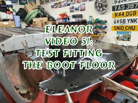Classic Mini Restoration: Eleanor Video 51, Test Fitting The Boot Floor