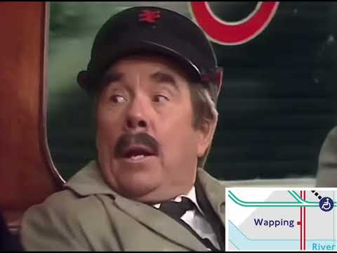 The Two Ronnies London Underground sketch with added pictures of the tube map for each station.