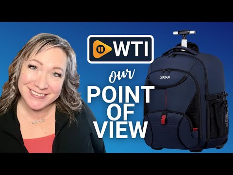 Rolling Backpack for Adults - WTI product video review