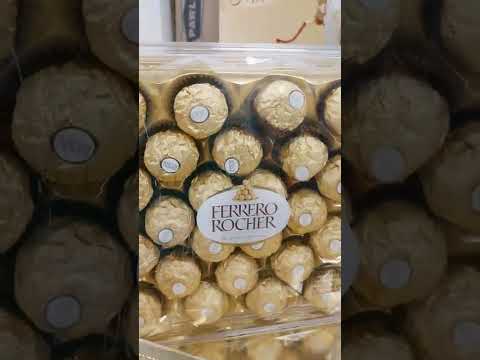 Ferrero rocher chocolate box | Ferrero rocher moments  gifts | #short