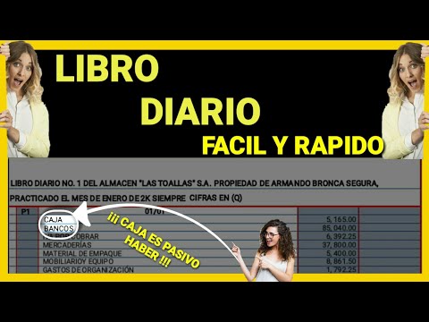 LIBRO DIARIO paso a PASO Y FACIL | CONTABILIDAD | EsConta