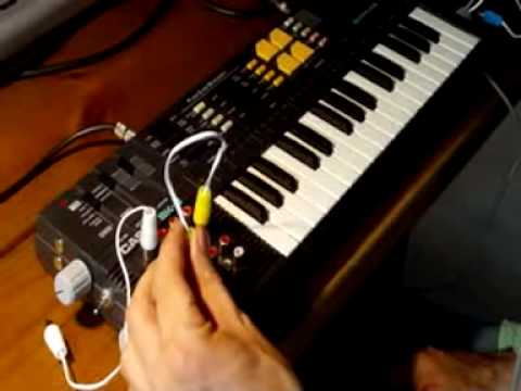 Juan Matos Capote playing his modified Casio Sk-8