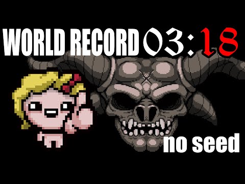 Maggy kills Mega Satan in 03:18 (World Record Speedrun)