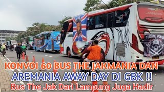 Download lagu Konvoi 60 Bus The Jakmania & Aremania Di GBK! | Ada The Jak Dari Lampung...!  mp3