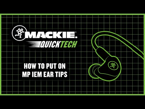 Mackie MP & CR Buds Tips Kit Foam M image 2